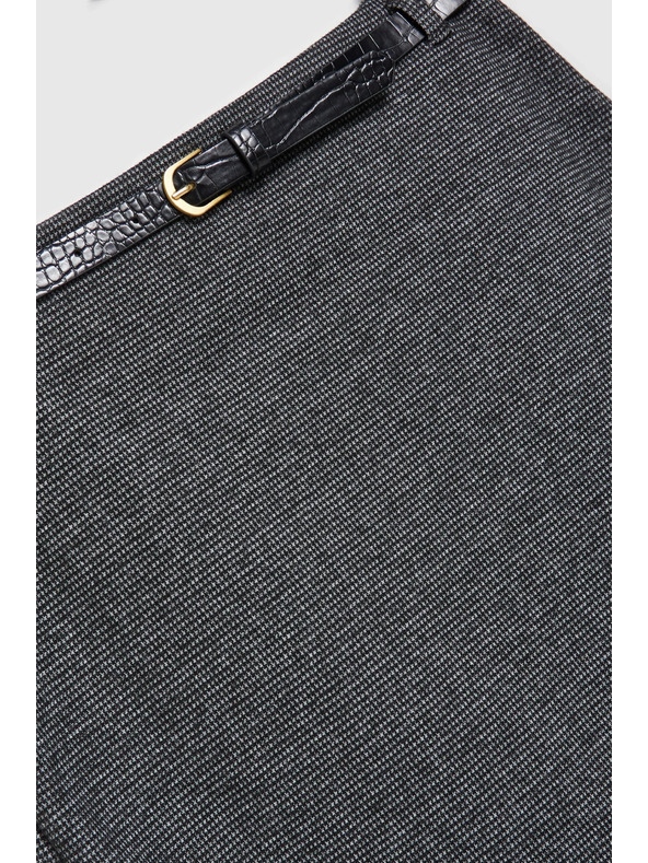 Moodo Молив пола до коляното в сиво Moodo