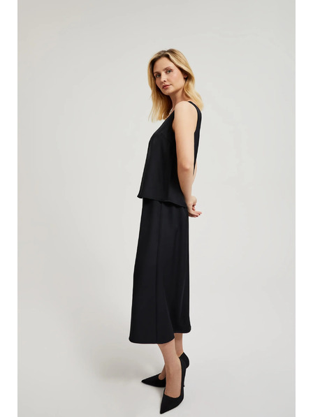 Moodo Черна А-образна пола Moodo