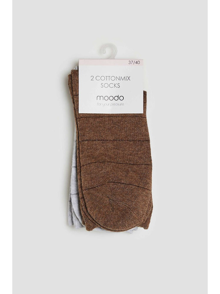 Moodo 2 чифта райета чорапи Moodo
