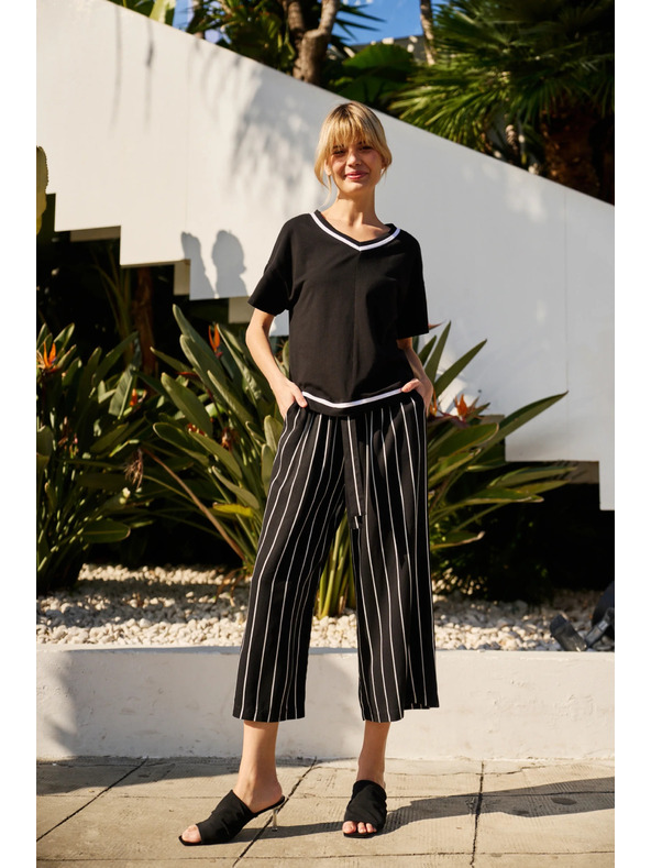 Moodo Черни райета клин Moodo