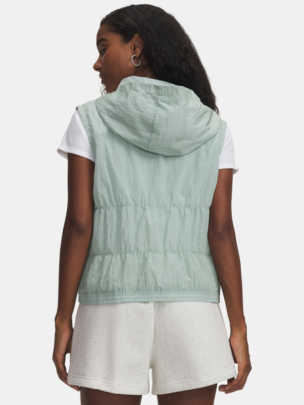 Under Armour Дамски елек Under Armour UA Rival Woven Ruched Vest