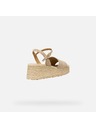 Geox Бежови дамски сандали Geox Alemeria