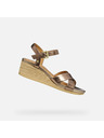 Geox Бежови дамски сандали Geox Ischia Corda