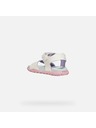Geox Бели момичешки сандали Geox Sandal Fusbetto