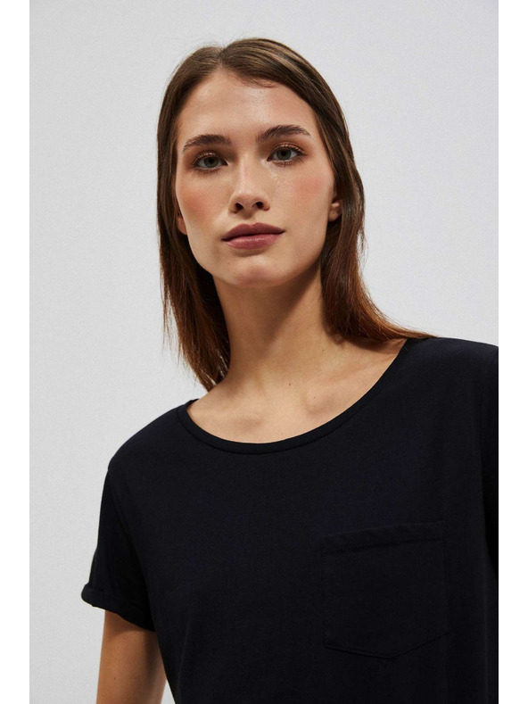 Moodo Черна дамска дълга рокля Moodo