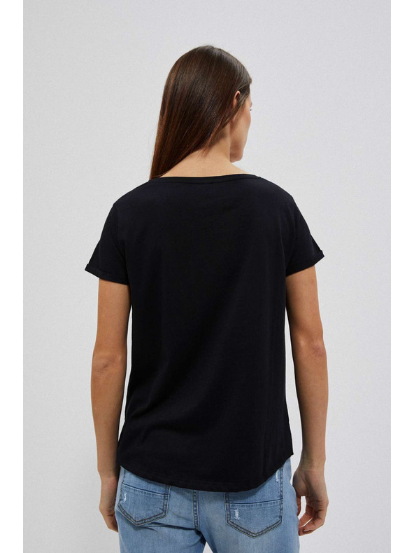 Moodo Черна дамска дълга рокля Moodo