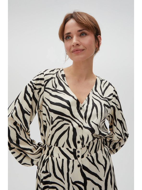 Moodo Дамска шарена рокля Moodo