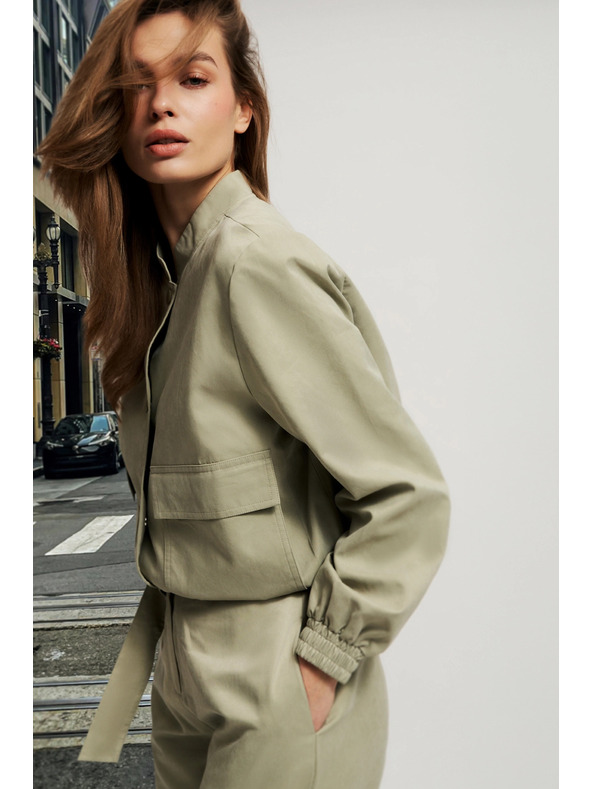 Moodo Светлозелено дамско яке Moodo