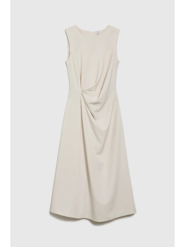 Moodo Бежова дамска рокля MOODO