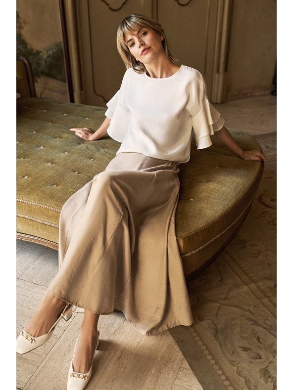 Moodo Дамска бяла тениска Moodo