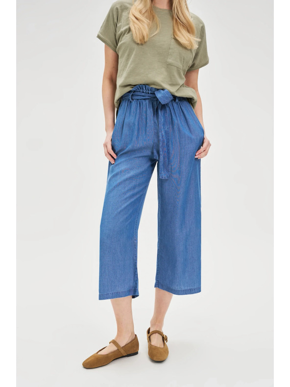 Moodo Сини свободни дамски панталони Moodo