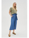 Moodo Сини свободни дамски панталони Moodo
