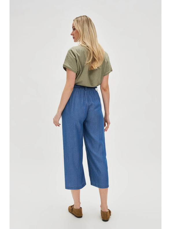 Moodo Сини свободни дамски панталони Moodo