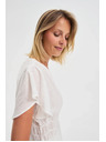 Moodo Бяла дамска блуза Moodo