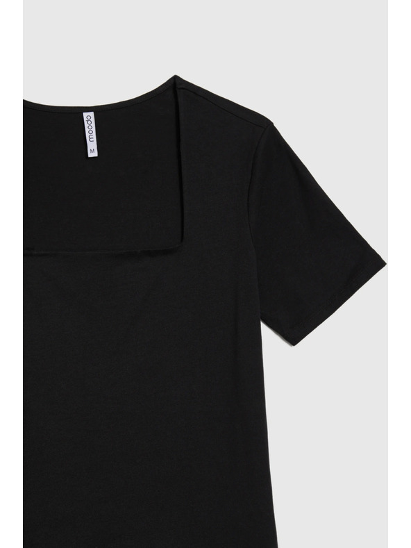 Moodo Черна дамска дълга рокля Moodo