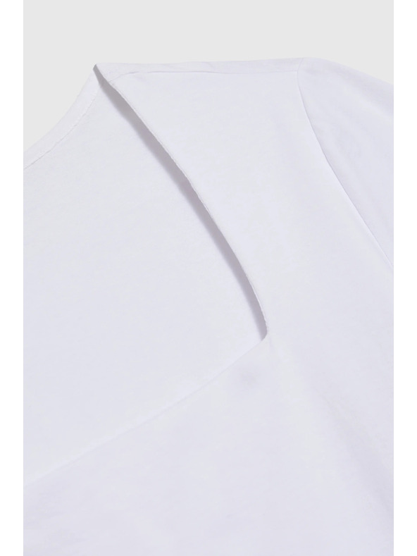 Moodo Бяла дамска тениска Moodo