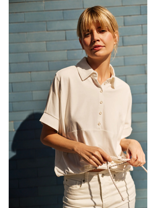 Moodo Бяла дамска блуза