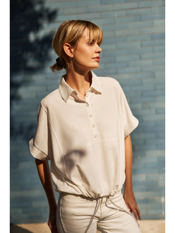 Moodo Бяла дамска блуза