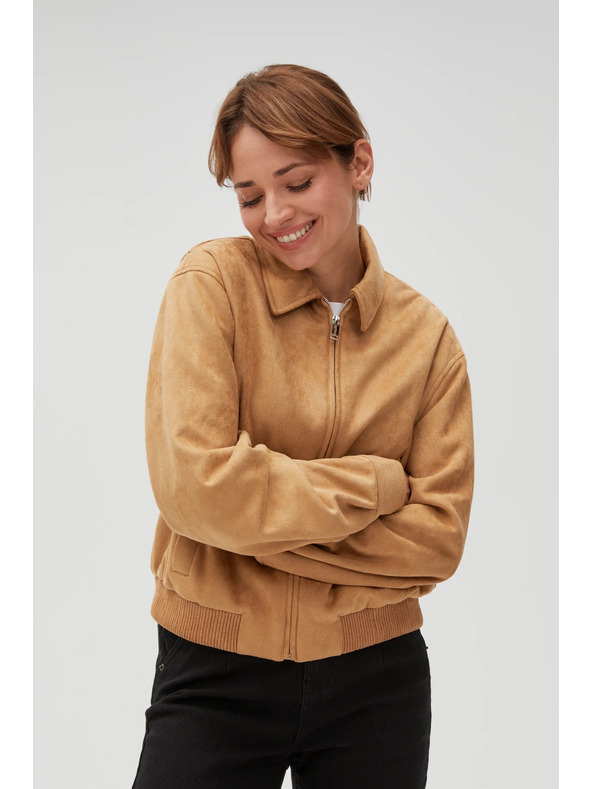 Moodo Бежово дамско яке