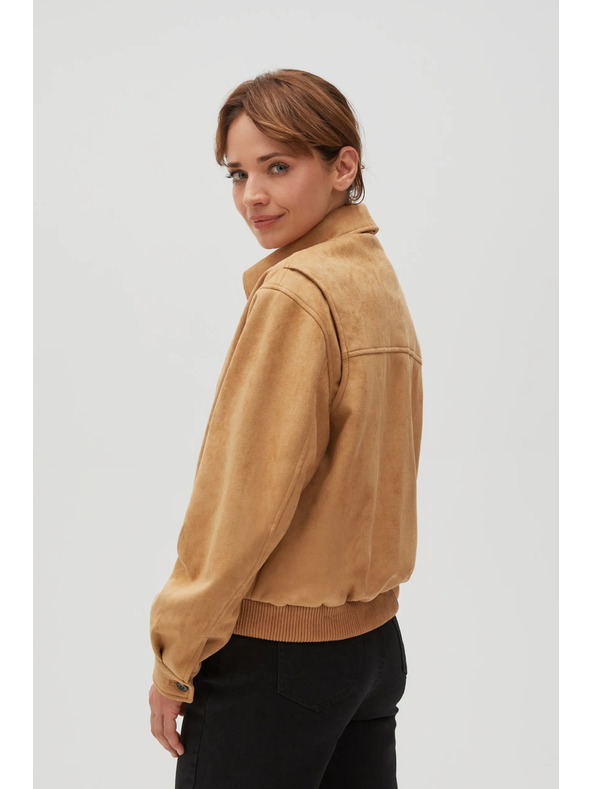 Moodo Бежово дамско яке