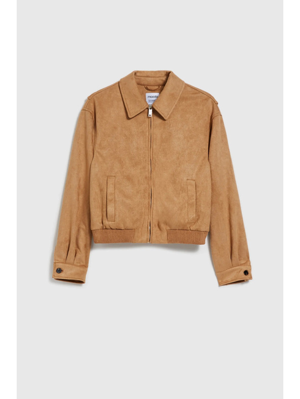 Moodo Бежово дамско яке