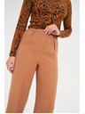 Moodo Дамски панталони Moodo - камел