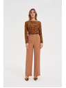 Moodo Дамски панталони Moodo - камел