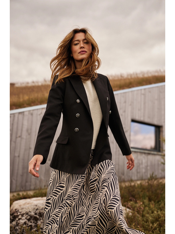 Moodo Дамска пола Moodo - тъмносиня