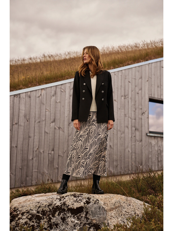 Moodo Дамска пола Moodo - тъмносиня