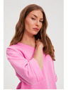 Moodo Риза с V деколте розова Moodo