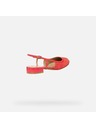 Geox Червени дамски балетки Geox Virnilisa B