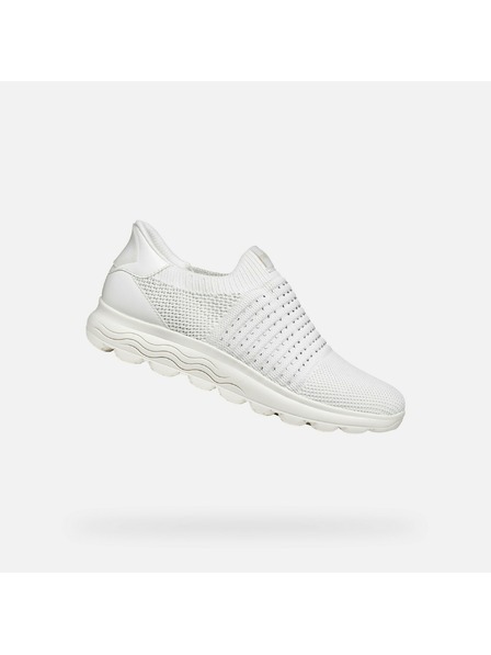 Geox Бели дамски маратонки Geox Spherica Plus