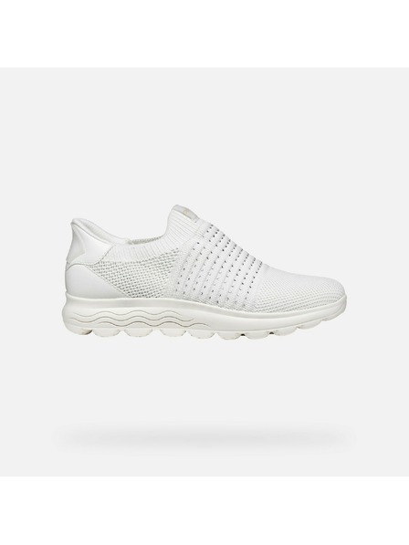 Geox Бели дамски маратонки Geox Spherica Plus
