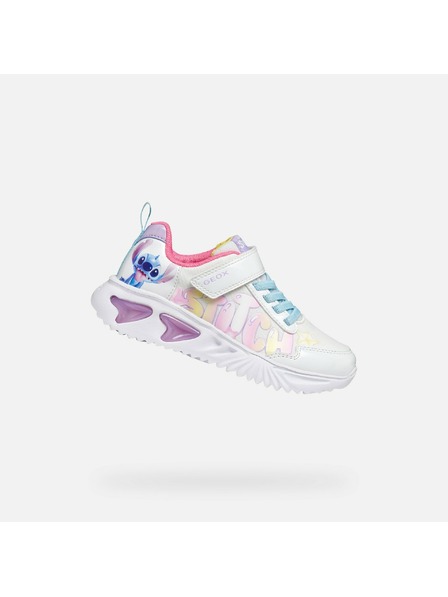 Geox Бели момичешки маратонки Geox Assister