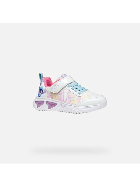 Geox Бели момичешки маратонки Geox Assister