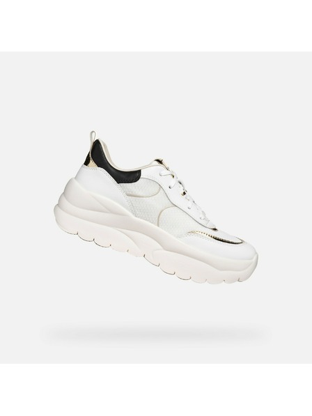 Geox Бели дамски маратонки Geox Xtros