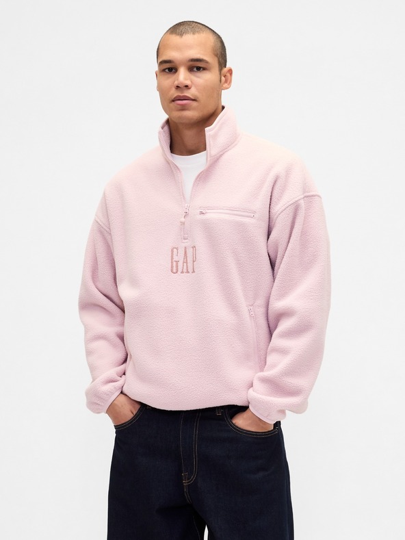 GAP Oversize sherpa суитшърт Arctic Fleece GAP