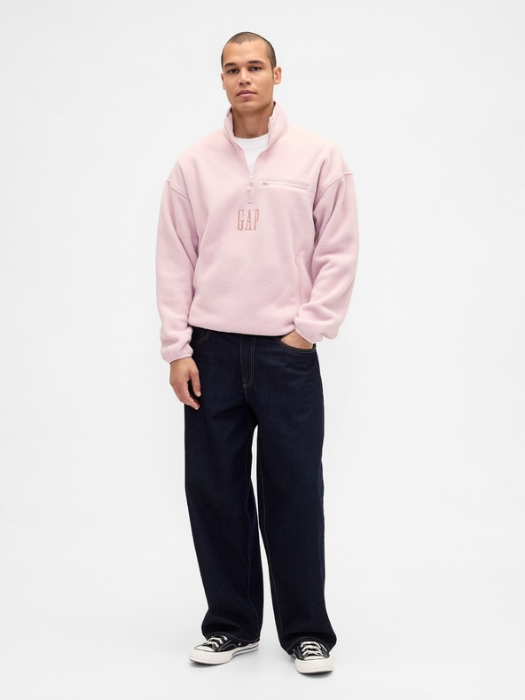 GAP Oversize sherpa суитшърт Arctic Fleece GAP