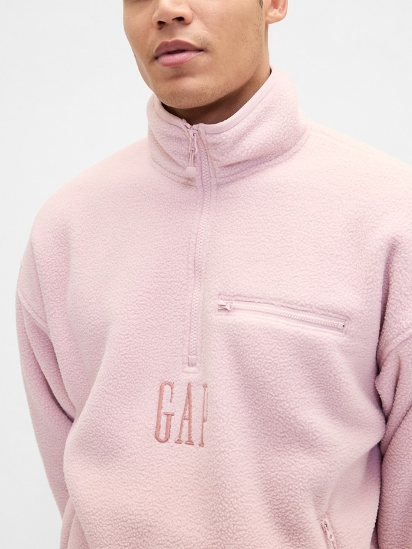 GAP Oversize sherpa суитшърт Arctic Fleece GAP