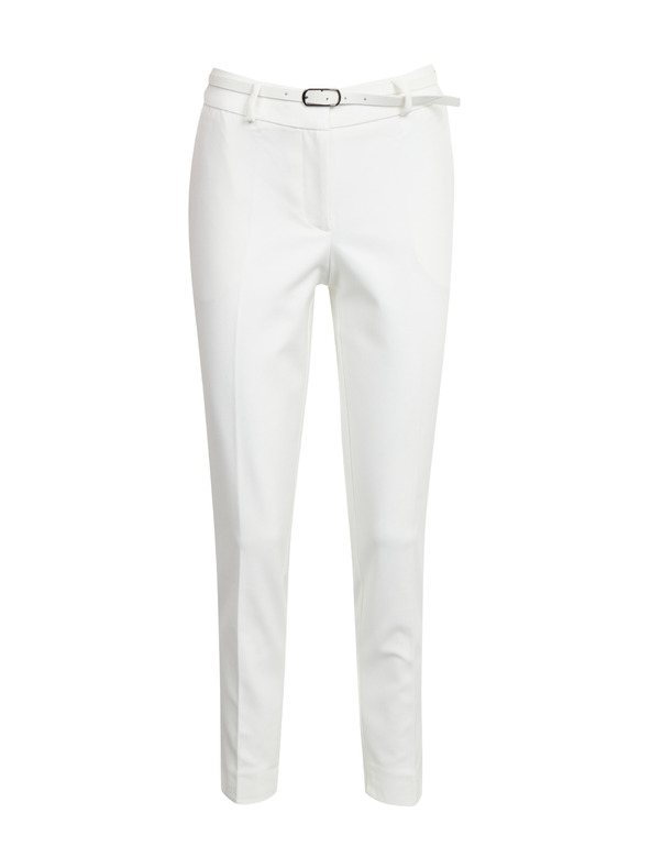 Orsay Бели дамски къси панталони с колан ORSAY