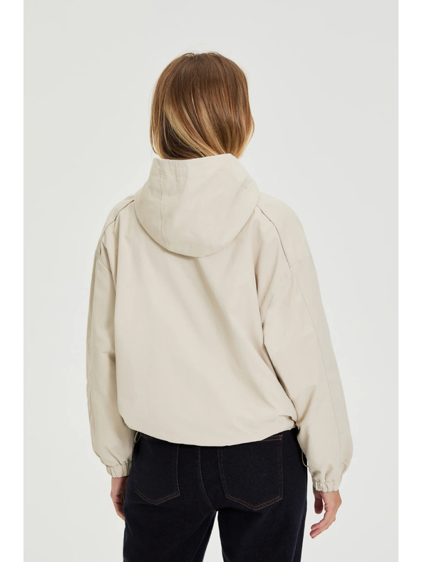 Moodo Якета с качулка бежова Moodo