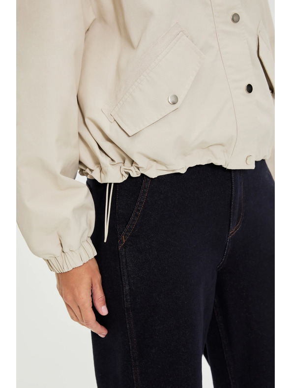 Moodo Якета с качулка бежова Moodo