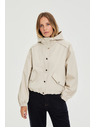 Moodo Якета с качулка бежова Moodo