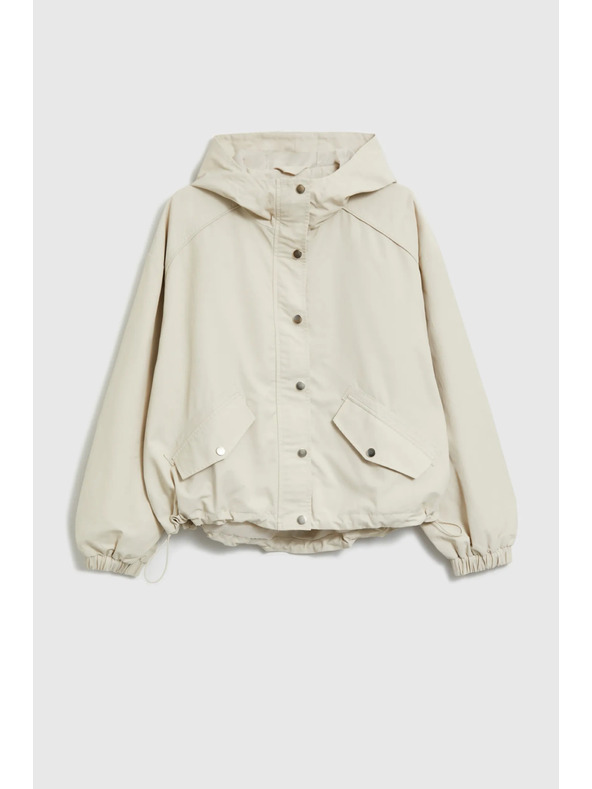 Moodo Якета с качулка бежова Moodo