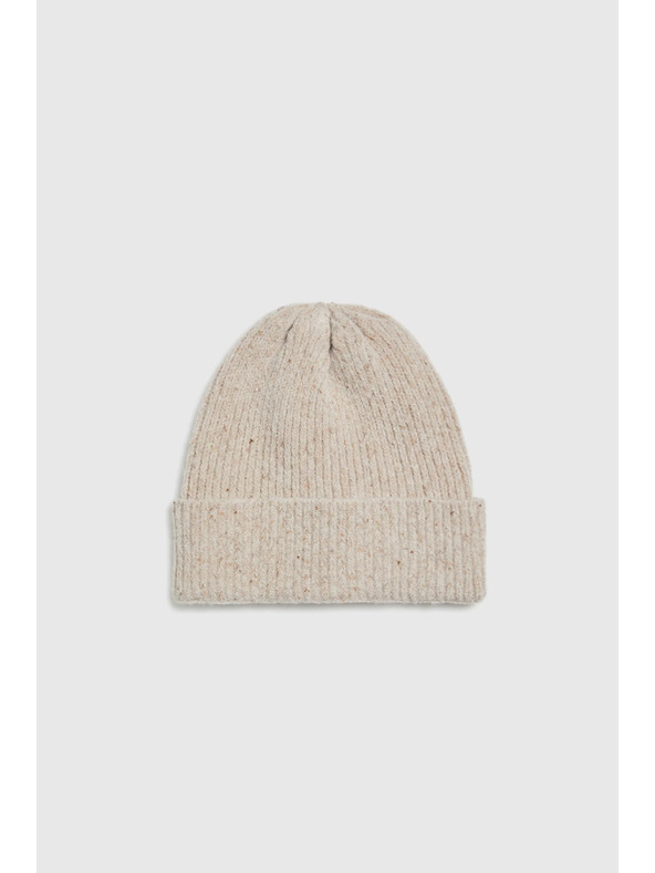 Moodo Плетена шапка пясъчена Moodo
