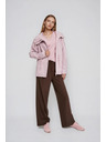 Moodo Якета с качулка розова Moodo