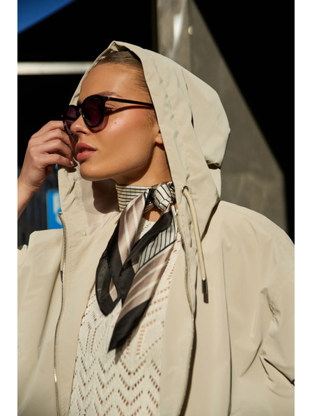 Moodo Тънка якета с качулка бежова Moodo