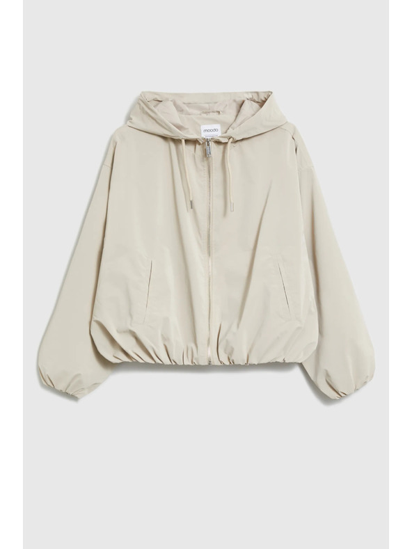 Moodo Тънка якета с качулка бежова Moodo
