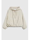 Moodo Тънка якета с качулка бежова Moodo