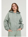 Moodo Къса якета маслинево зелена Moodo
